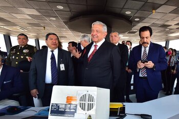 El presidente López Obrador inauguró