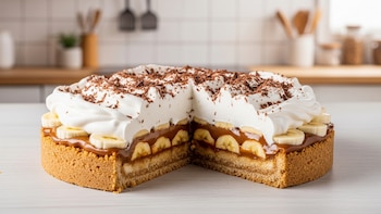 Receta de torta banoffee, rápida y fácil, rápida y fácil