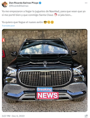 El vehículo alcanza una velocidad