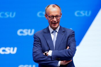 El candidato conservador alemán a