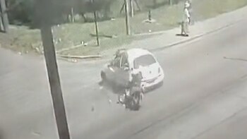 Un motociclista quedó gravemente herido