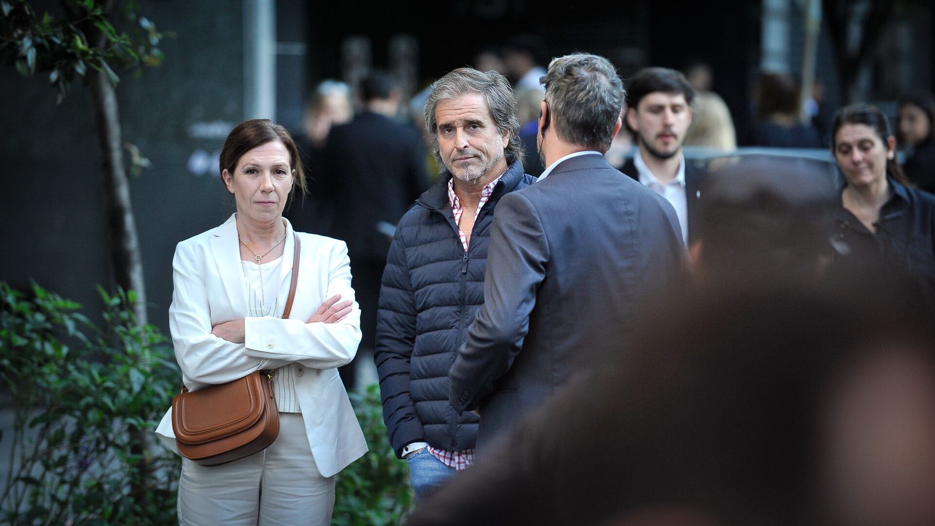 Benegas Lynch en el búnker de La Libertad Avanza (Foto: Gustavo Gavotti)