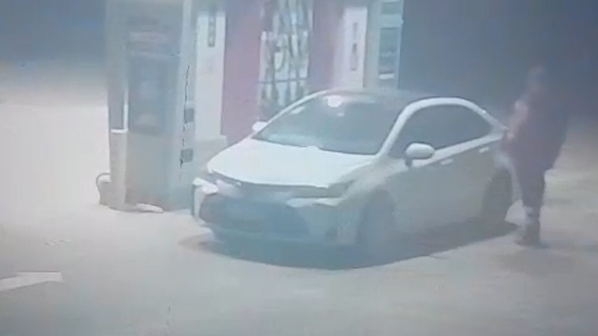 El playero mantuvo un breve diálogo con Laurta.