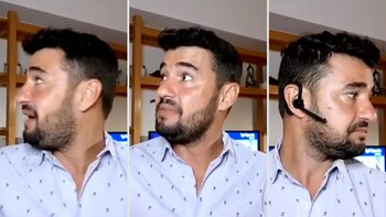 La reacción del periodista Tato