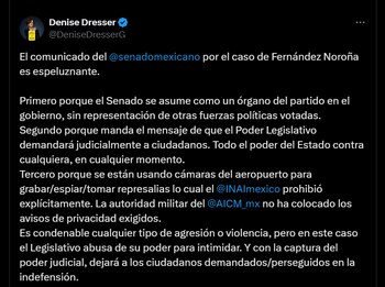 Denise Dresser critica que el