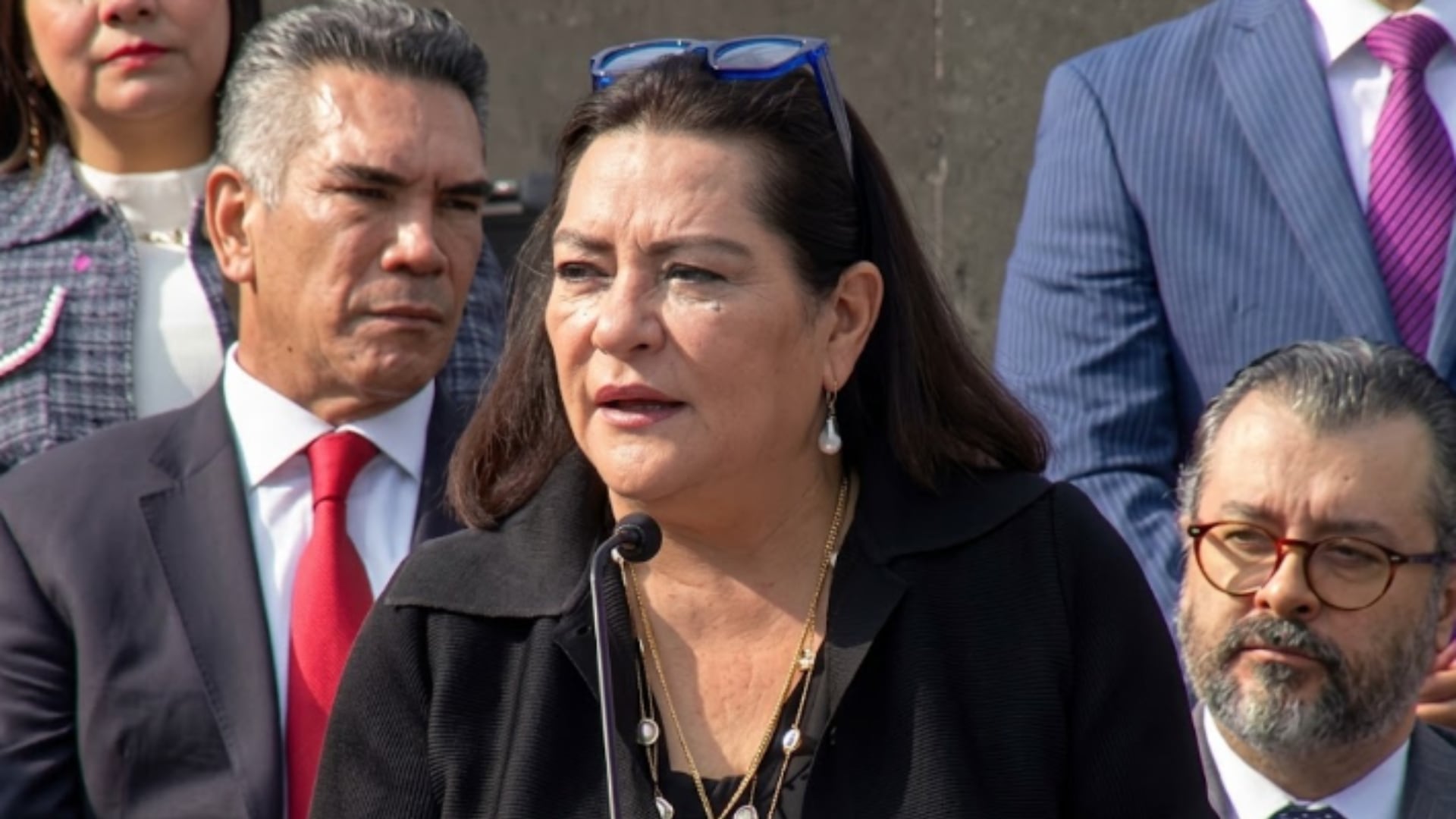 Guadalupe Taddei, consejera presidenta del Instituto Nacional Electoral, informa sobre la modificación de los colores institucionales del organismo en México. (Youtube )
