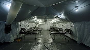 Uno de los hospitales donados