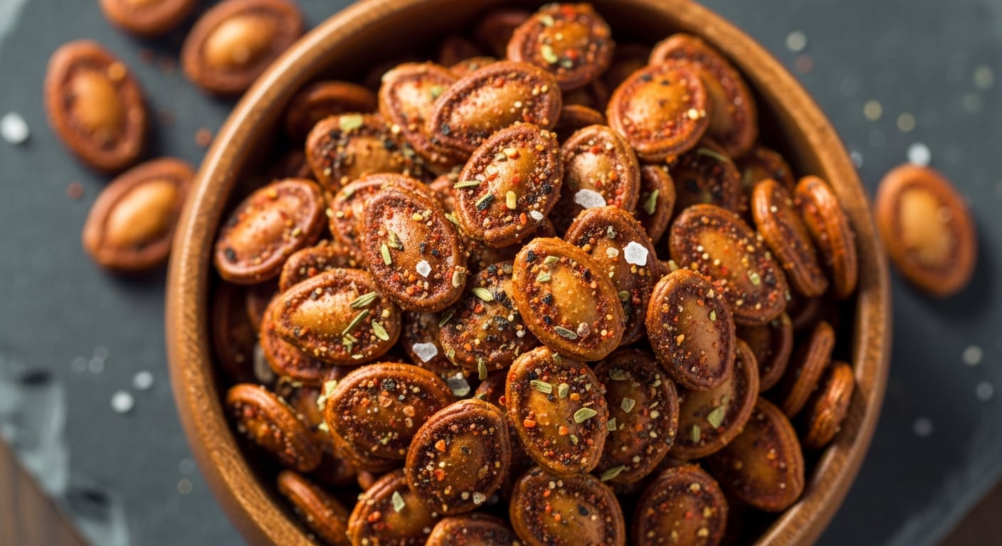 Las semillas de sandía, condimentadas y tostadas, constituyen un snack natural rico en nutrientes esenciales