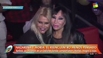 Uno de los pocos encuentros entre las actrices, a casi 10 años del conflicto
