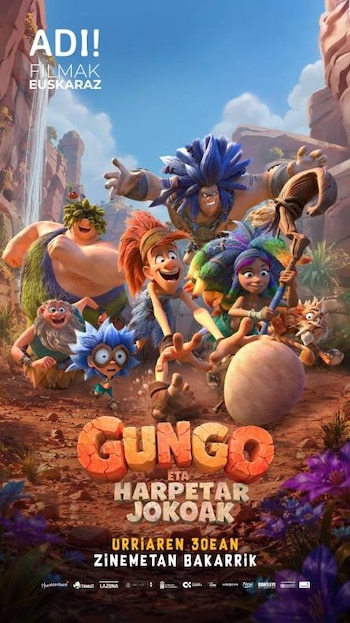 29/10/2026 Gungo eta harpetar jokoak' llega el viernes a salas de cine de Euskadi
CULTURA PAÍS VASCO ESPAÑA EUROPA GUIPÚZCOA
ZINEUSKADI