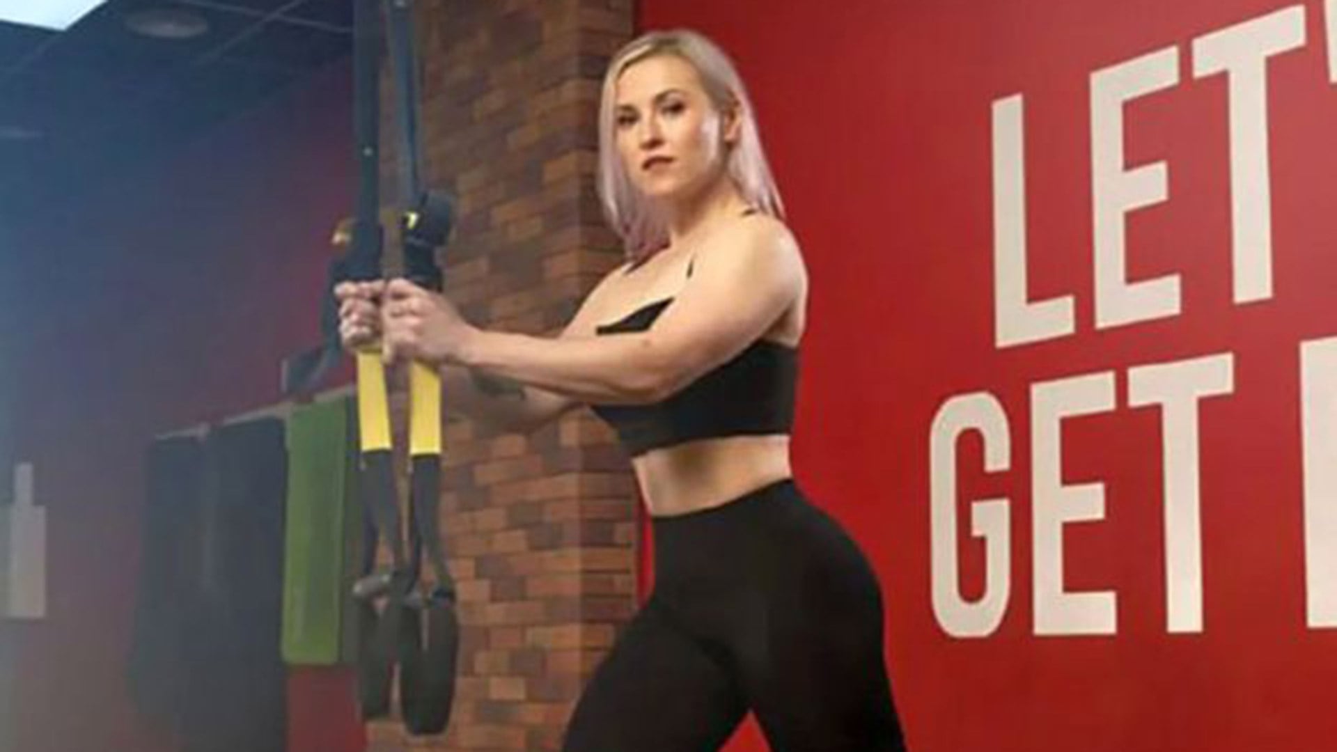 La campeona de levantamiento de pesas Yulia Lemeshchenko.