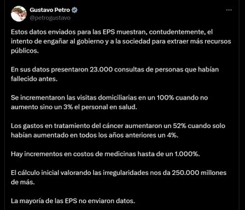 Gustavo Petro sobre estudio del