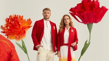 Equipación española olímpica de gala