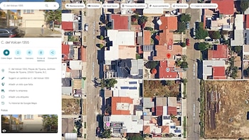 Propiedad de Jessica Johanna Oseguera González, vista aérea. (Google Maps/Capturas de pantalla)