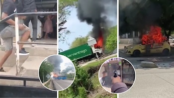 En videos quedaron los ataques a bala a tiendas que no acataron orden de Los Pachenca de un paro armado de 48 horas: “Pa’ que empiecen a creer”