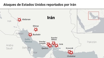 (MAPA) EEUU "finaliza" una nueva oleada de bombardeos sobre Irán