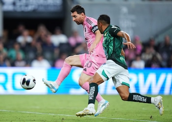 Messi en su regreso al Inter Miami