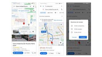Con colocar la dirección o