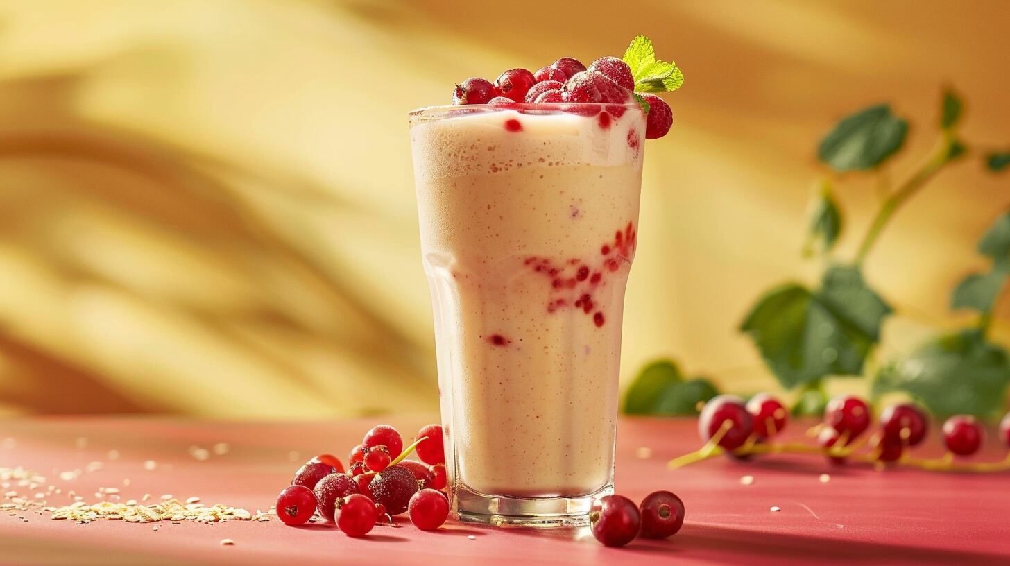 Bebida refrescante, fuente de energía, opción saludable, mezcla de frutas, ideal para desayuno, proteína vegetal, sabor delicioso. - (Imagen Ilustrativa Infobae)