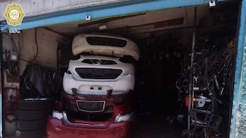 Incautan más de 30 toneladas de autopartes tras cateos en Iztapalapa