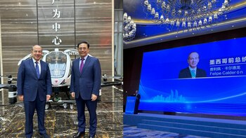 Felipe Calderón compartió fotografías sobre