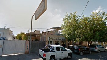 El frente de la panadería