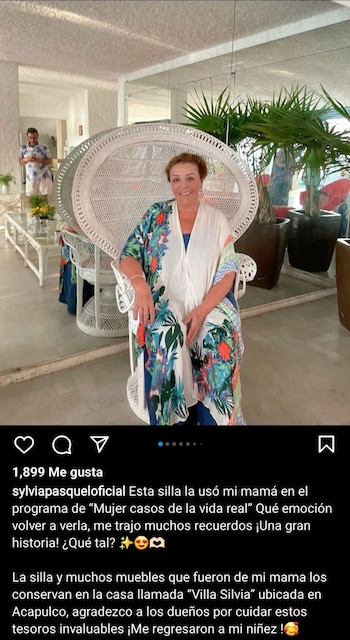 Sylvia Pasquel mostró en redes