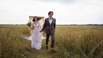 La boda fue sencilla y