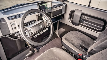 El interior no es muy