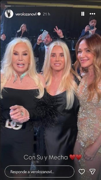 Susana Giménez expresó su incomodidad ante la difusión no consensuada de una foto tomada junto a Verónica Lozano y su hija Mercedes Sarrabayrouse