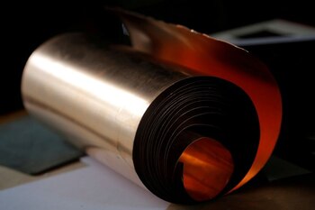 FILE PHOTO: A copper roll