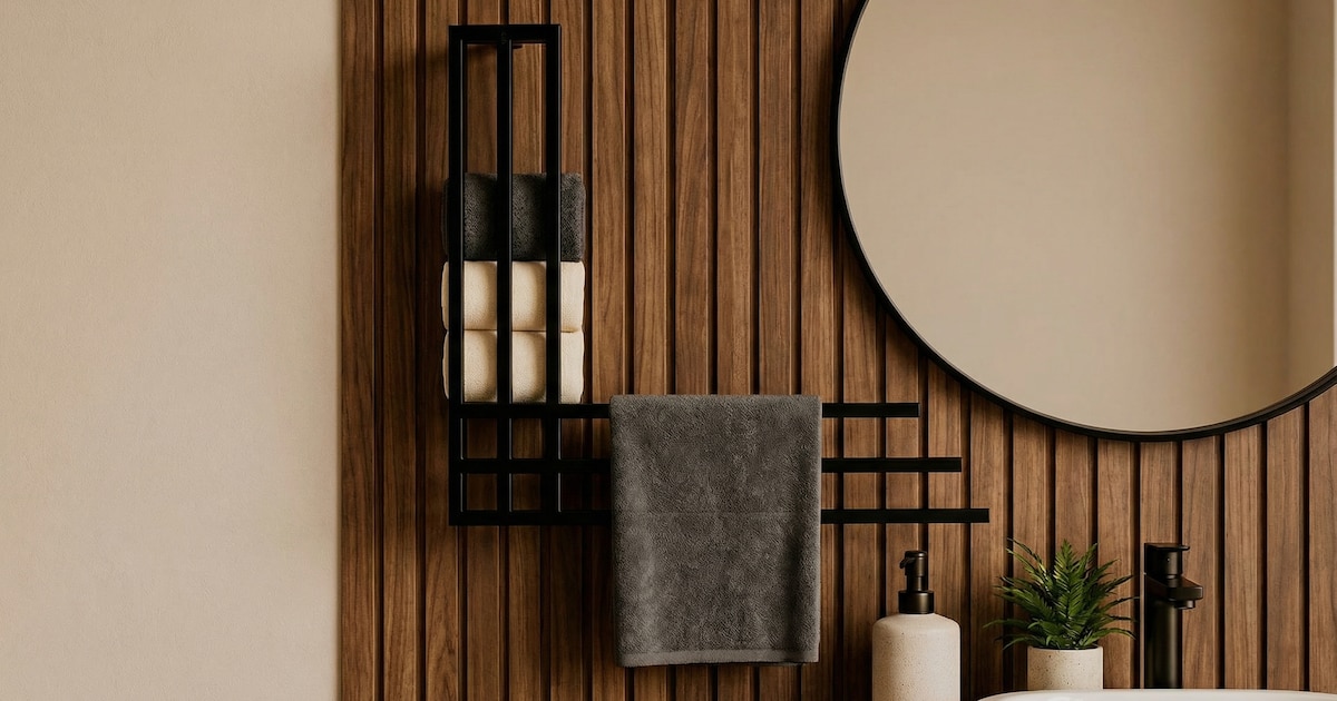 ¿El secreto de los baños elegantes? Claves para elegir el toallero perfecto