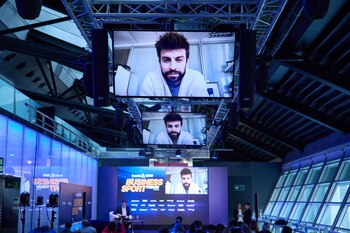 Piqué durante el Business Sport