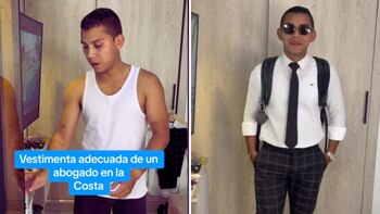 Abogado costeño sorprende en redes por su estilo único y comparaciones con Miguel Polo Polo - crédito @aogabogados/TikTok