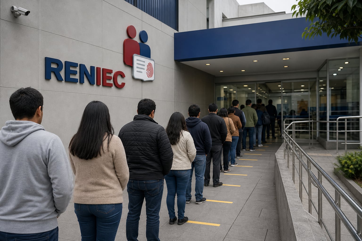 Ciudadanos acuden a una oficina del Registro Nacional de Identificación y Estado Civil para realizar trámites de documentación de identidad. (Imagen Ilustrativa Infobae)