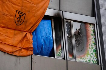 El edificio donde se produjo