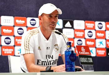 El entrenador del Real Madrid,