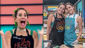 Karina Calmet y su reacción