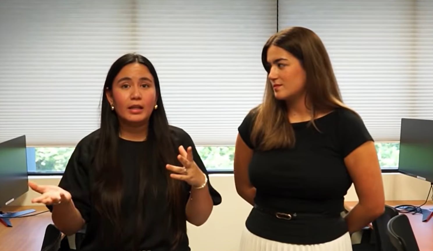 Sophia Marticorena y Klaudia Litardo analizaron registros públicos, evidencia digital, redes sociales y conexiones financieras para construir casos penales por tráfico humano (NBC 6)