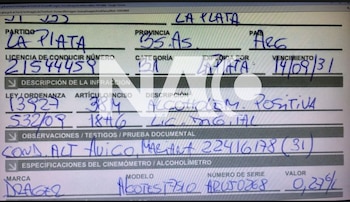 Juan Pablo Allan, actual director ejecutivo del RENAR y concejal de LLA en La Plata, dio positivo en alcoholemia en Pinamar