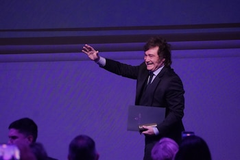 Javier Milei habla en el encuentro “Vientos de Cambio: Avanza la Libertad en Argentina y las Américas”