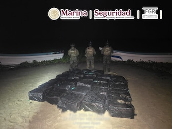 Aseguramiento de cocaína en Guerrero