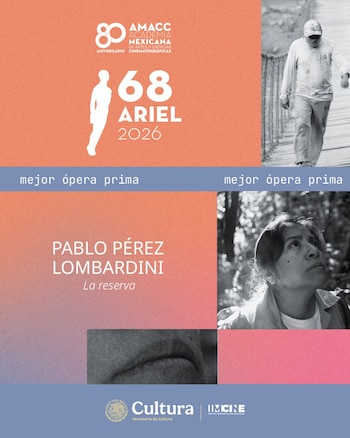 Pablo Pérez Lombardini ganó los Premios Ariel a Mejor Ópera Prima y Mejor Dirección por la película La reserva. (X/ @imcine)