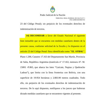 DELFIN CASTEDO CONDENA