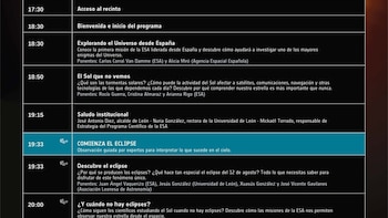La ESA despliega mañana un amplio programa en León capital para vivir el eclipse de Sol