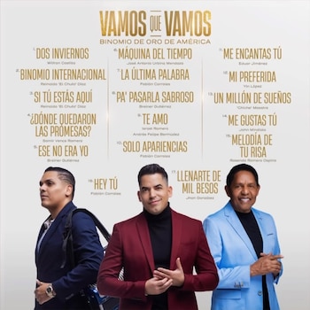 El disco reúne 17 canciones elegidas luego de un proceso de preproducción que incluyó casi 50 composiciones - crédito @binomiooficial/Instagram