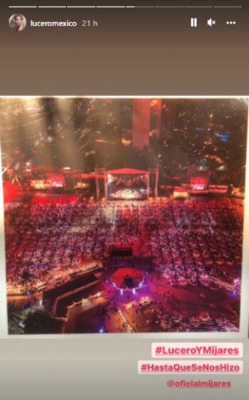 Así lució el escenario donde