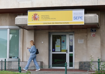 Oficina del SEPE, en Madrid,