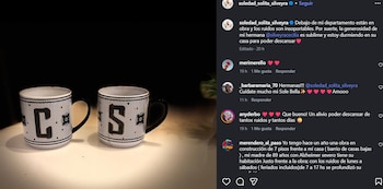 La actriz le agradeció a