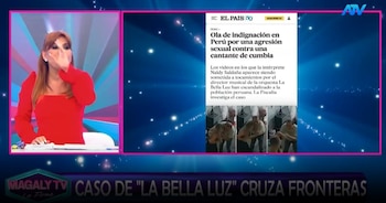 Caso Naldy Saldaña trasciende fronteras: Magaly Medina revela cobertura internacional de la denuncia contra La Bella Luz. Captura: Magaly Tv La Firme.